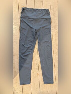 Lululemon High-Waist Full-Length Active Leggings in Slate Blue size M